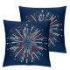 4th of July Pillow Covers Happy 4th of July Throw Pillow Covers American Flag Cushion Case Pillowcase Decorations for Sofa Couch