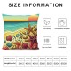 shell Throw Pillow Covers - Beach Pillow Covers Decorative Summer Themed Pillow Case Pillowcases Animal Square Cushion Cover for Sofa Bedroom