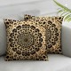 Leopard Throw Pillows Cover Cheetah Animal Print Pillow Covers  Soft Bed Decorative Pillow Case for Home Couch Sofa