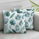 Throw Pillow Covers Summer Blue Gray Pillows Cover Square Pillow Case for Outdoor Sofa