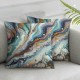 P Blue Pillow Covers - Throw Pillow Cover Painting Pillow Cases Blue Cushion Cases Beautiful Blue Effect Home Decor