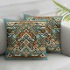 Orange Throw Pillow Covers - Colorful Pillow Covers Pillow Cases Ethnic Pillowcases Soft Cushion Cover for Home Bedroom Living Room Sofa