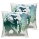 Throw Pillow Covers - Pillow Case Animal Print Pillowcase Square Cushion Cover for Living Room Bed Sofa Chair