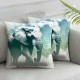 Throw Pillow Covers - Pillow Case Animal Print Pillowcase Square Cushion Cover for Living Room Bed Sofa Chair