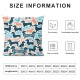 Colorful Dog Pillow Covers - Dog Throw Pillow Cover Puppy Silhouette Pillow Cases Pet Animal Print Cushion Covers for Sofa Bed Car