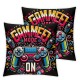 Black Pillow Covers Decorative - Mode On Pillow Cases Video Game Controller Pillow Pillowcases Bedroom Decor for Boy Girl