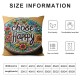 Color Flower Pillow Cover Colorful Floral Throw Pillow Case Funny Saying Pillowcase Elegant Optimism Home Decor Sofa Pillow Cases Great Gift