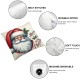 Ulloord Christmas Pillow Covers Christmas Tree Decorative Throw Pillow Covers Merry Christmas Winter Farmhouse Decoration for Home Couch